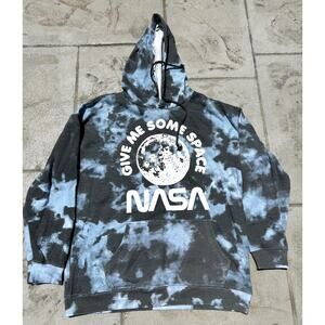 "Give Me Some Space" NASA Unisex Tie Dye Hoodie - Great Condition